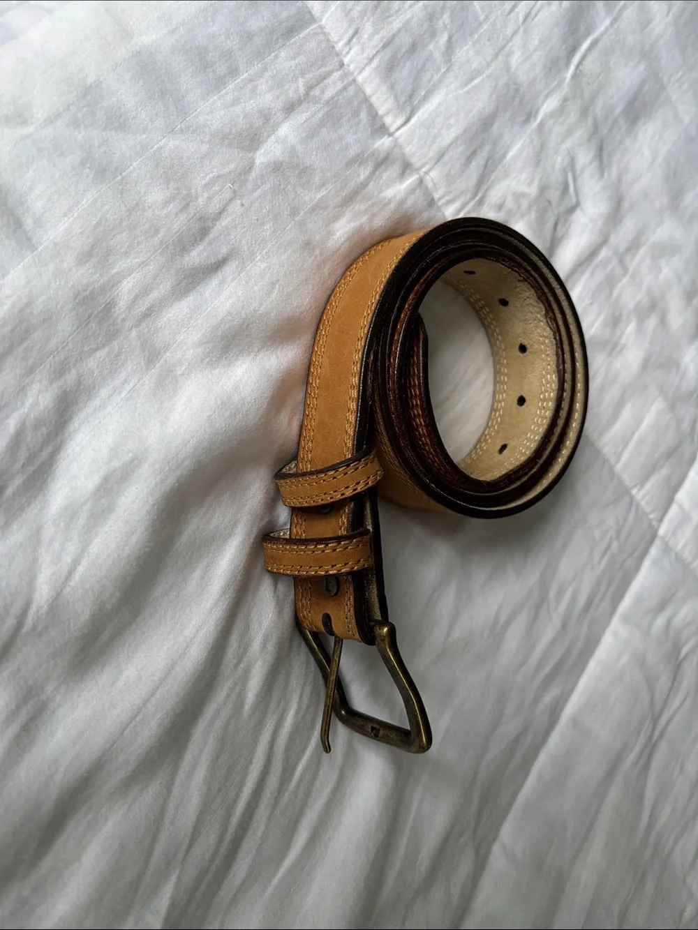 Will Leather Goods Tan Leather Belt (36)